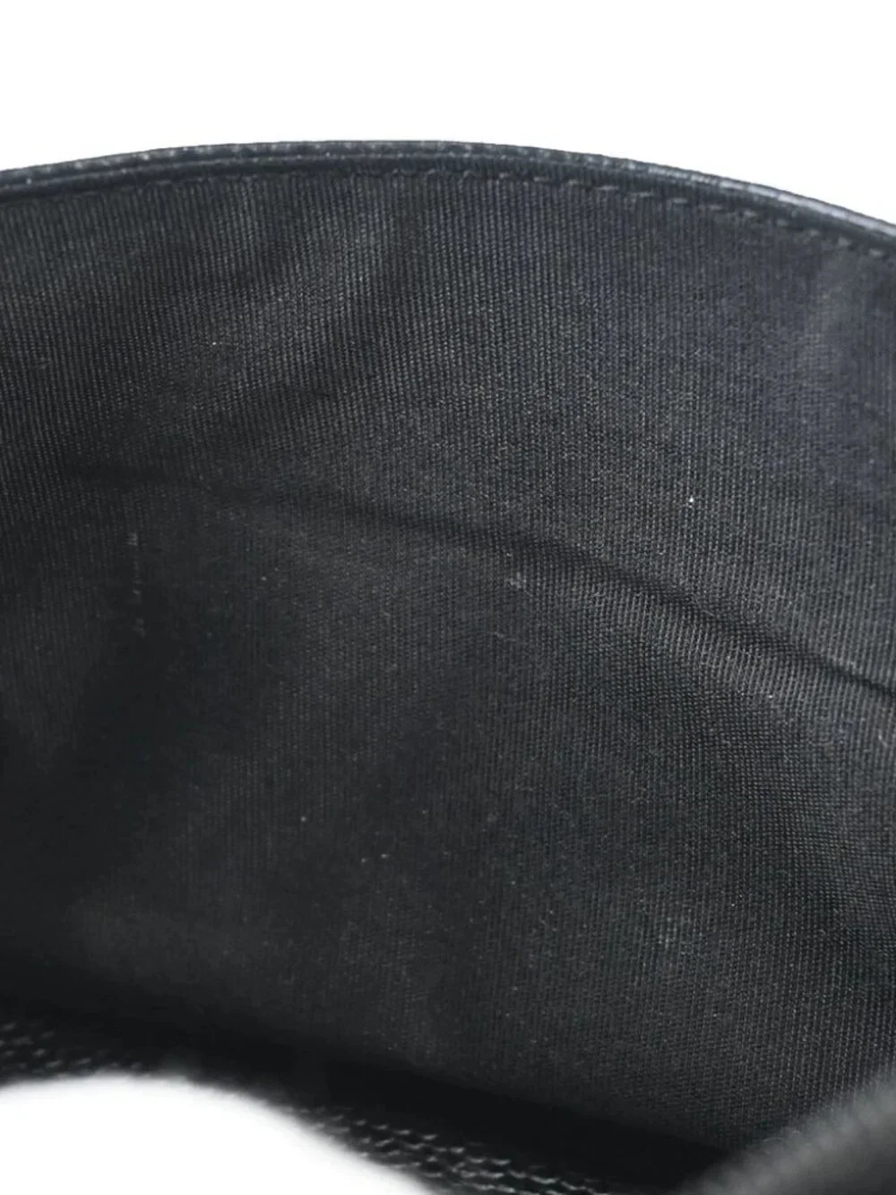 Chanel Black Calfskin Half Moon Flap WOC Wallet on Chain Shoulder Bag